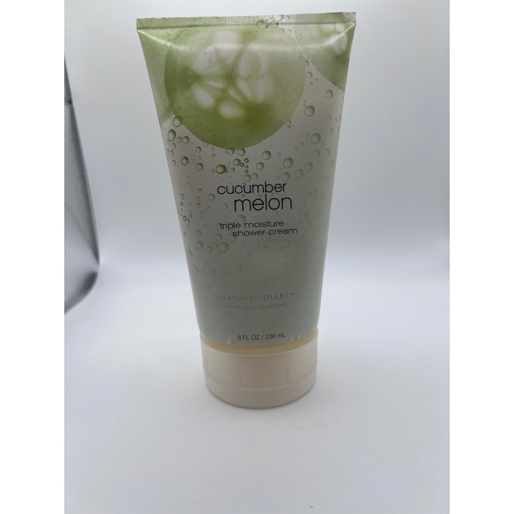 Bath & Body Works Cucumber Melon Triple‎ Moisture Shower Cream 8oz Discontinued